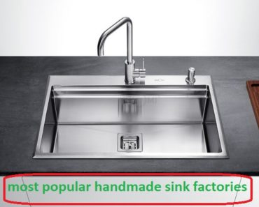What are some of the most popular handmade sink factories?