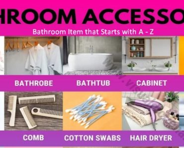 Things Bathroom Item that Starts with A – Z
